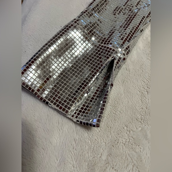 4/$20 - Zara high neck mirror long sleeve top women’s size small - Picture 8 of 12